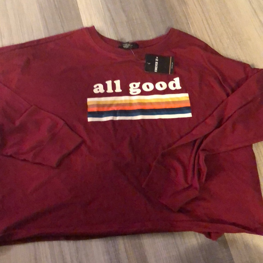 Forever21 burgandy top